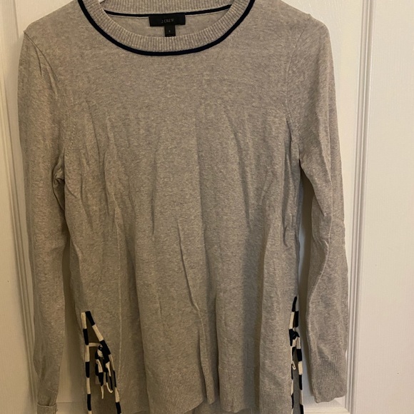 JCREW side tie sweater light weight - Picture 2 of 4